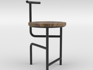 blend chair Modelo 3D
