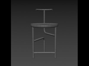 blend chair Modelo 3D