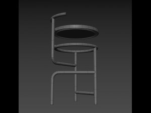 blend chair Modelo 3D
