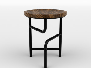 blend stool 3D Modell