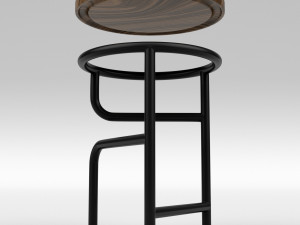 blend stool 3D Modell