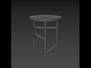 blend stool 3D Modell