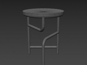 blend stool 3D Modell