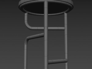 blend stool 3D Modell