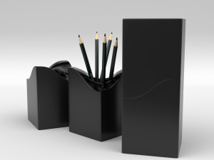 pencil holder 3D 모델