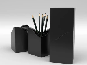 鉛筆ホルダー 3Dモデル