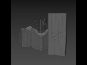 鉛筆ホルダー 3Dモデル