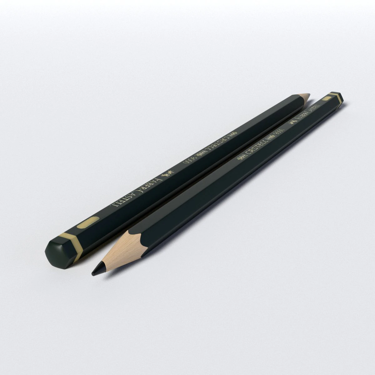 pencil 3D Model .c4d .max .obj .3ds .fbx .stl .blend 