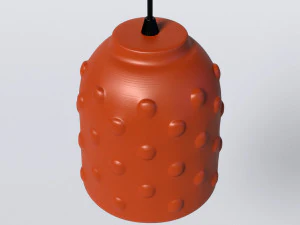 touch pendant lamp polka dot 3D Model