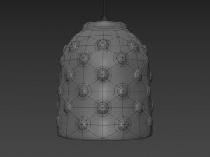 touch pendant lamp polka dot Modelo 3D