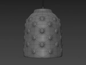 touch pendant lamp polka dot 3D Model