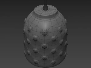 touch pendant lamp polka dot 3D Model