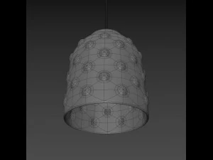 touch pendant lamp polka dot 3D Model