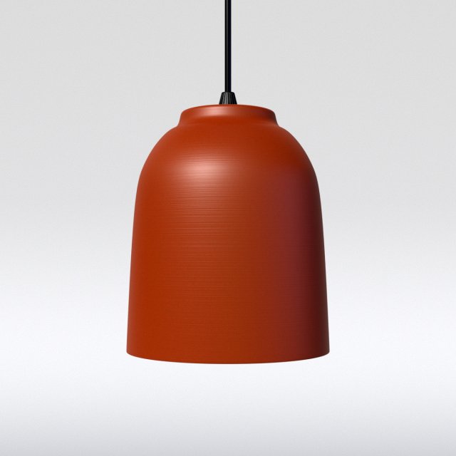 touch pendant lamp flat 3D Model .c4d .max .obj .3ds .fbx .stl .blend 