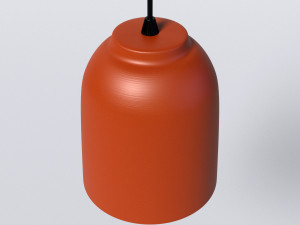 touch pendant lamp flat 3D Model