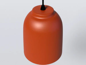 lampada a sospensione touch piatta Modello 3D