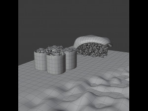 sushi plate 3D 模型
