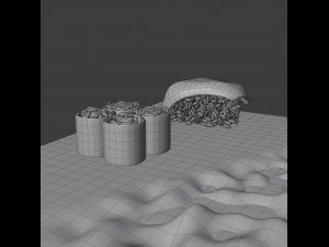 sushi plate 3D Model