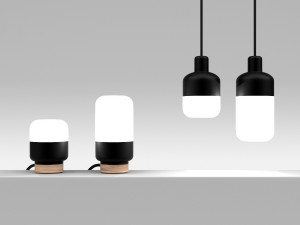 ohm pendant and table lamp collection 3D Modell