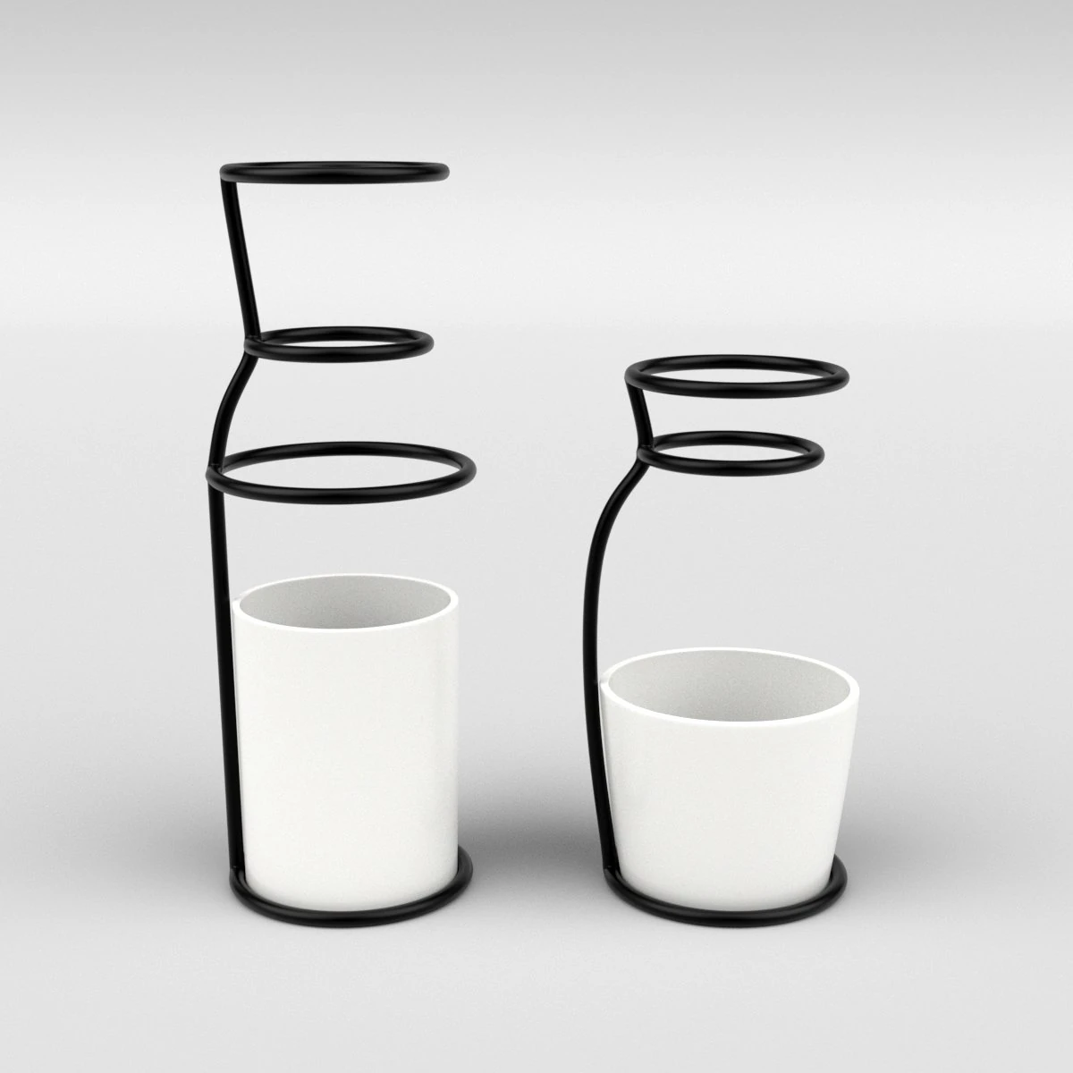 nordic vase 3D Model .c4d .max .obj .3ds .fbx .stl .blend 