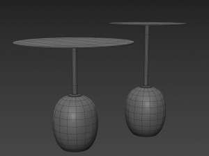 lato side table 3D Model