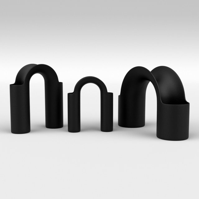 bridge vase 3D 모델 .c4d .max .obj .3ds .fbx .stl .blend 