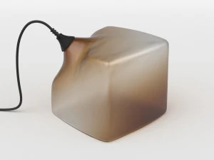 l&acirc;mpada cubo Modelo 3D