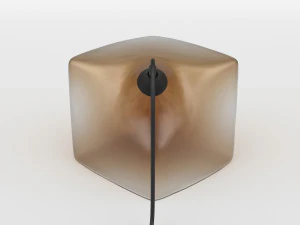 l&acirc;mpada cubo Modelo 3D