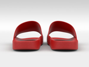 rubber slip-on sandals 3D Model