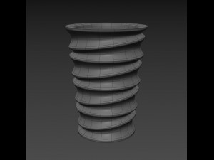 swizzle planter 3D-Modell
