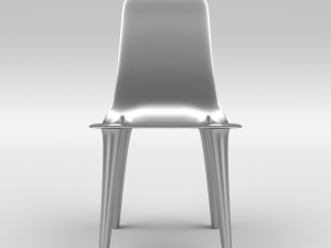 grown nickel chair Model 3D