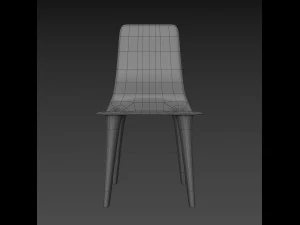 grown nickel chair 3D Model