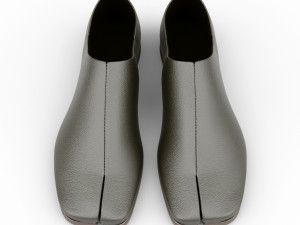 tabi leather loafers Modèle 3D