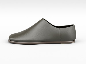 tabi leather loafers Modèle 3D