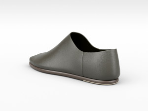 tabi leather loafers Modèle 3D