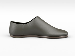 tabi leather loafers Modèle 3D