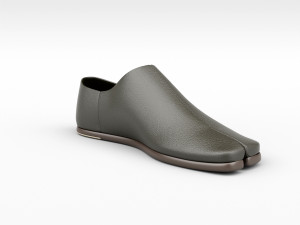 tabi leather loafers Modèle 3D
