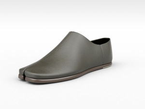 tabi leather loafers Modèle 3D