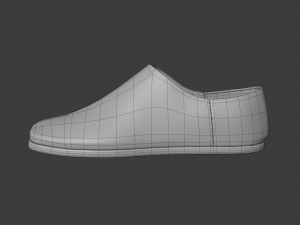 tabi leather loafers Modèle 3D