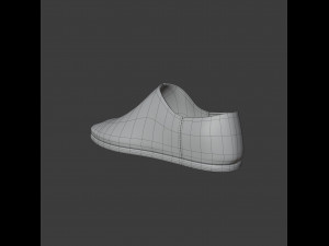 tabi leather loafers Modèle 3D