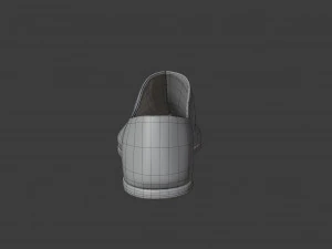 tabi leather loafers 3D Model