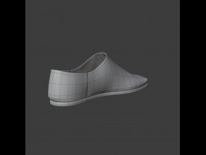 tabi leather loafers Modèle 3D