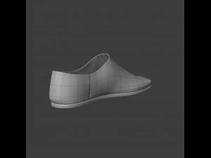 tabi leather loafers 3D Model