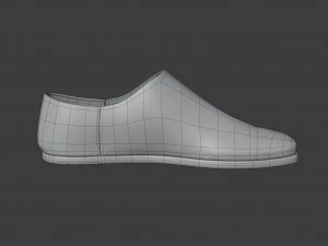 tabi leather loafers 3D Model
