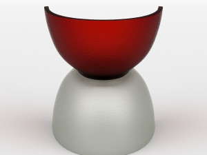 cast glass chair 3Dモデル