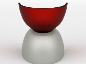 cast glass chair 3D Model