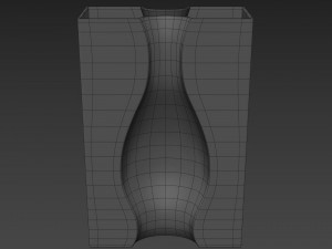 illusion vase set Model 3D