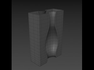 illusion vase set Model 3D