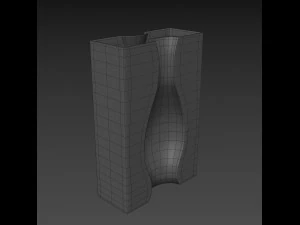 illusion vase set 3D Model