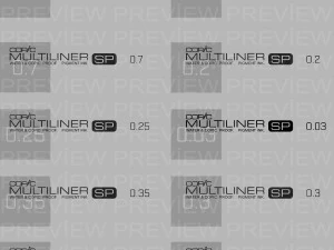 copic multiliner sp 3D Model